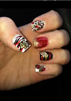 49ers faithful 49ers Nails Designs, 49er Nails, 49ers Faithful, Abstract Nail, Acrylic Gel, Cute Nail Designs, Gel Nail Art, Nails Designs