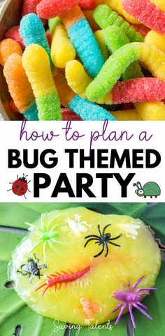 how to plan a bug themed party for kids and adults with free printables