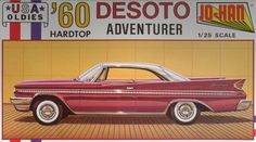 an old model car is shown in this advertisement for the 50 desoto adventureer