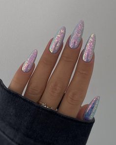 Nail Art Noel, Unghie Sfumate, August Nails, Unicorn Nails, Fabulous Nails, Fancy Nails, Chic Nails, Dope Nails, Manicure E Pedicure