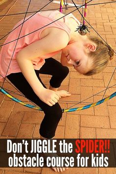 Don't Jiggle the Spider!! Halloween Obstacle Course Fun for Kids Halloween Obstacle Course, Friendship Rocks, Obstacle Course For Kids, Soirée Halloween, Kids Obstacle Course, Perfect Classroom, Heart Rocks, Classroom Valentines