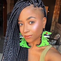 Afro Hawk, Braids With Undercut, Braids Pictures, African Hair Braiding Styles