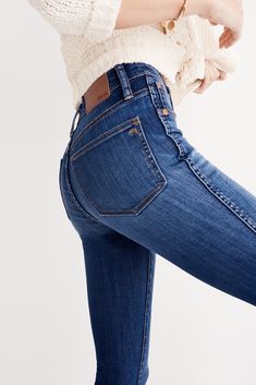 madewell high-rise skinny jeans Buy Jeans, Girl Attitude, Jeans Online, 10 Inch, Jeans Fit, Stretch Denim, Nordstrom Rack, Madewell, What To Wear