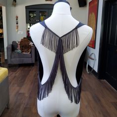 This Top Is So Cute. Open-Back Fringe Is Sexy And Looks Amazingvover And Bra Top Or Swimsuit Top. Lost Weight And Never Go To Wear. Excellent Condition Gold Corset, Open Back Tank, Sheer Tank Top, Spaghetti Strap Top, Lace Cami, Lost Weight, Strap Tops, Bra Top, Printed Tank Tops