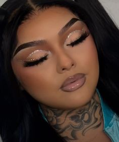 Diamond Makeup Looks Black Women, Glitter Makeup Ideas For Black Women, Makeup Looks Black Women Glitter, Birthday Makeup For Black Women Glitter, Glitter Smokey Eye Black Women, Glam Eye Makeup, Birthday Makeup, Favorite Makeup Products