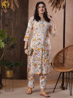 Find more items of ADA:- https://www.etsy.com/au/shop/ADAlucknow?ref=shop_sugg_market Kurta Palazzo Set, Notched neck, Handmade, Hand-Embroidered, Hand-Crafted, Needlework, Latest Design Stylish, Ready to Wear, Rayon Cotton, Work Wear, Perfect for summer wear, Breathable and Comfortable, Artisan made, "Made in India" SKU: A811246, A811244 Color: White Thread: White Cotton Fabric: Soft Cotton Length Of Kurta: 44 Inches Length of Palazzo: 38 Inches Neck: Notched Round Sleeves: 3/4 Sleeves Fabric C Cotton Floral Print Salwar Kameez For Festivals, Floral Print Cotton Salwar Kameez For Festivals, Cotton Floral Print Sets For Festivals, Floral Cotton Salwar Kameez For Festivals, Floral Print Cotton Sets For Festivals, Cotton Floral Print Sets For Diwali, Diwali-themed Floral Cotton Sets, Traditional Bandhani Print Sets For Spring, Floral Print Cotton Salwar Kameez For Navratri