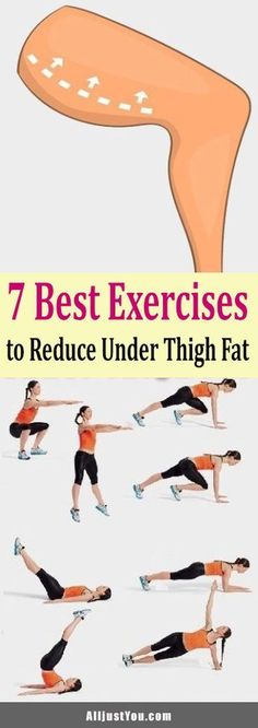 7 Best Exercises to Reduce Under Thigh Fat #health #fitness #diy Food Storage Room Ideas, Storage Room Ideas, Workout Morning, Corp Perfect, Lose Thigh Fat, Thigh Fat, Best Exercises, Thigh Exercises, Keep Fit