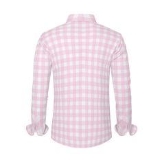 Infuse your wardrobe with playful charm with our Pink Gingham Shirt for Men, a Retro Shirt designed for the modern man who appreciates a touch of vintage-inspired fashion. This Men's Pink Gingham Top adds a whimsical twist to your ensemble, drawing inspiration from the iconic Barbie aesthetic and the 50s style. Crafted as a Men's Dress Shirt from 100% polyester, it ensures both comfort and durability.Featuring a delightful pink gingham pattern, this Retro Shirt exudes a playful yet sophisticated Spring Plaid Cotton Dress Shirt, Preppy Gingham Button-up Shirt, Spring Gingham Flannel Cotton Shirt, Casual Gingham Long Sleeve Dress Shirt, Spring Gingham Cotton Dress Shirt, Fitted Plaid Dress Shirt For Spring, Fitted Gingham Cotton Shirt, Fitted Plaid Preppy Shirt, Retro Shirt Design