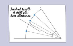 a diagram showing how to draw a cone with lines and dots on it, as well as