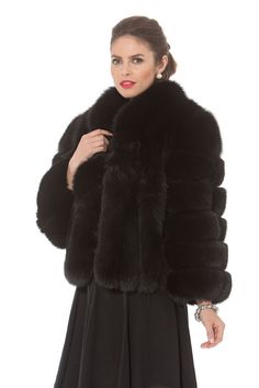 Black Fox Bolero Jacket - 22"Fur Content: Black Dyed Full Pelted Fox. Fur Origin: Finland. Length: 22". Hook and Eye Fur Closures. Call if you dont see your size.$3,995.00 $2,195.00https://www.madisonavenuemalls.com/shop/furs/fox-furs/jackets-fox/black-fox-bolero-jacket-22/ Fur Bolero