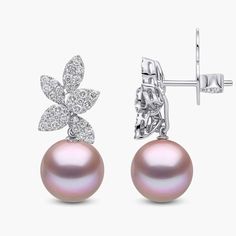 Indulge in luxurious elegance with our captivating Glitz Earrings. Crafted from 18k white gold, these earrings feature a motif floral shape adorned with pavé diamonds.  A lustrous pink freshwater pearl gracefully hangs below, showcasing its enchanting pink hue. 
Pearl Size: 12-13mmMetal:18K White GoldApproximate Diamond Weight: 1.14ct Glitz Earrings, Rare Pearls, Pearl Jewellery, Yoko London, Earring Crafts, Pearl Types, Pearl Diamond, Curated Gifts, Pink Pearl