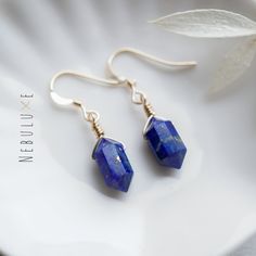 💙 Adorn yourself with the celestial allure of genuine lapis lazuli points in our exquisite earrings. Crafted in three stunning finishes & designs, this lapis lazuli jewelry exudes elegance and mystique. Elevate your style with the deep, celestial blue of lapis lazuli, capturing the beauty of the cosmos in every wear 💙 ⭒ Material: Hooks: 925 Sterling Silver / 14k Gold & Rose Gold Filled, Hoops: Stainless Steel, Threaders: 925 Sterling Silver ⭒ Finish: Silver * Gold * Rose Gold ⭒ Hooks length: Celestial Drop Earrings For Everyday, Celestial Style Hypoallergenic Drop Earrings, Celestial Hypoallergenic Earrings For Everyday, Hypoallergenic Celestial Earrings For Everyday, Celestial Style Earrings With Ear Wire For Everyday, Celestial Drop Earrings Gift, Celestial Style Everyday Earrings With Ear Wire, Celestial Style Drop Earrings As Gift, Everyday Celestial Drop Earrings