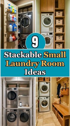 the top ten small laundry room ideas that you can use in your home or office