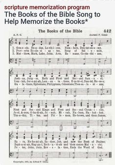 an old book with music notes on it and the words,'the bible is written in