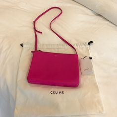 Reposhing This Item I Purchased From @Rachelcoop. Loved It, But Ready To Rotate For Something New. Questions? Leave A Comment Below! Celine Bags, Kate Spade Crossbody, Leave A Comment, Something New, Hot Pink, Bag Lady, Pink, Color