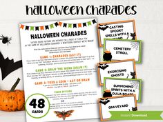 halloween character charies for the classroom to use in their writing and crafting projects