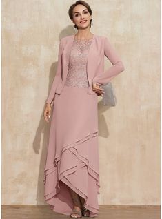 JJsHouse A-Line Scoop Neck Asymmetrical Cascading Ruffles Zipper Up Regular Straps Sleeveless >=100 <=150 Yes Dusty Rose General Plus Chiffon Lace Height:5.7ft Bust:34in Waist:24in Hips:35in Mother of the Bride Dress. #JJsHouse #ALine #ScoopNeck #Asymmetrical #CascadingRuffles #ZipperUp #RegularStraps #Sleeveless #>=100 #<=150 #Yes #DustyRose #General #Plus #Chiffon #Lace #MotheroftheBrideDress Cascading Dress, Mode Tips, Cascading Ruffles, Dresses Chiffon, Beaded Chiffon, Mothers Dresses, Mother Of The Bride Dress, Chiffon Ruffle, Dress Silhouette