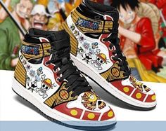 One Piece Air Jordan Sneaker H10 Jordan Sneakers Sport Air Jordan High Sneakers Sport Sneakers available in T-shirt, hoodie, tank top, longsleeve, multi color and size S M L XL XXL 3XL 4XL 5XL. Shipping from the US. Easy 30 day return policy - Shop now! 6.1-ounce, 100% cotton .Double-needle neck, sleeves and hem; Roomy Unisex Fit. Ash is 99% cotton, 1% poly; Sport Grey is 90% cotton, 10% poly; Dark Heather is 50% cotton, 50% polyester .Decoration type: Digital Print. Made by Gildan Straw Hat Jolly Roger, Roger One Piece, Anime Sneakers, Air Jordan 1s, Jordan 13 Shoes, High Top Boots, Jordan 1s, Jolly Roger, High Sneakers