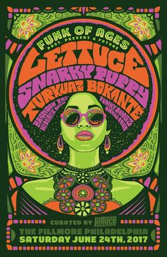 an image of a poster for the funky age reggae festival in san francisco, california