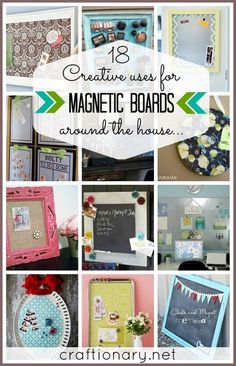 the top ten creative uses for magnetic boards around the house