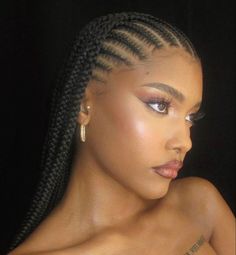 Quick Braided Hairstyles, Pretty Braided Hairstyles, Girls Hairstyles Braids, Natural Hair Braids, Cornrow Hairstyles