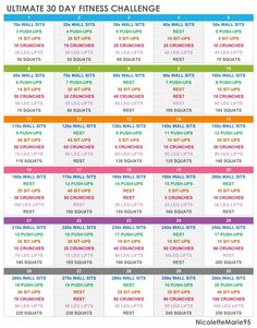 the ultimate 30 day fitness challenge is here to help you get ready for your next workout