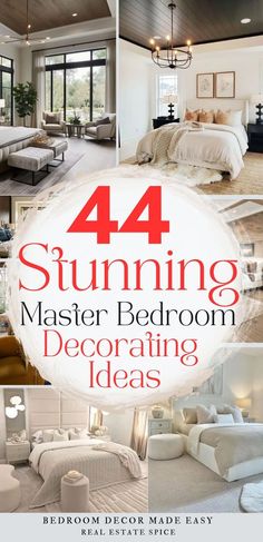 44 Modern Master Bedroom IDEAS To Transform Your Space Bay Window Decorating Ideas Bedroom, Bedroom Bay Window Ideas Master, King Bed Inspiration, Bedrooms Ideas For Couples, Windows Decor, Stylish Master Bedrooms, Bedding Modern, Bedroom Inspirations Master, Bedroom Throw