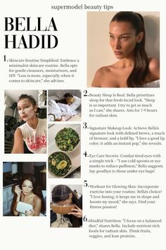 Model Beauty Secrets, Model Tips, Minimalist Skincare, Skin Diet, Beauty Routine Tips, Vogue Beauty, Self Confidence Tips, Modeling Tips, Formda Kal