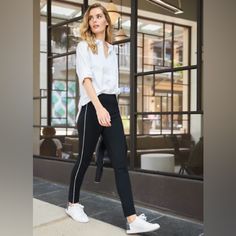 Brand New Authentic Non Smoking Pet Free Home Still For Sale On Spanx For $128 White Jeggings, Coated Leggings, Womens Jeggings, Home Still, Perfect Pant, Pull On Jeans, Cargo Pants Women, Fit Pants, Slim Fit Pants