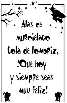 a black and white poster with words in spanish