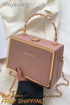 Shipping: Worldwide Express Shipping AvailableDelivery time: 🚚7-15Days Fast ShippingReturns: Fast refund,💯100% Money Back Guarantee.Brand Name: XZANHandbags Type: Shoulder BagsTypes of bags: Shoulder & Crossbody BagsMain Material: PULining Material: PolyesterShape: BoxPlace Of Origin: HE BEI ProvincePlace Of Origin: HE BEI ProvinceOrigin: Mainland ChinaHardness: HARDPattern Type: SolidInterior: No PocketDecoration: ChainsDecoration: short metal handleExterior: NONEOccasion: VersatileClosure Ty