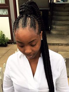 French Braids With Weave, Long French Braids, Braid With Weave, Braided Ponytail Hairstyles Black Women, Ponytail Hairstyles Black Women, French Braid With Weave, Hairstyles Black Women