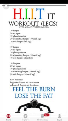 an exercise poster with the words'workout legs'in blue and red on it