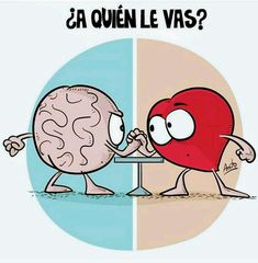 Heart And Brain Comic, Heart Vs Brain, The Awkward Yeti, Tru Love, Divorce Quotes Funny, Brain And Heart, Work Jokes, Funny Love, Dating Humor