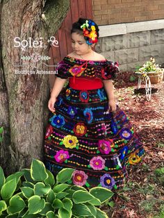 Beautiful Girls Mexican Chiapaneco Dress. This dress is Hand Embroidered and is perfect for any special occasion or party. Available in Matching Mommy and Me: https://www.etsy.com/es/listing/794394916/vestido-chiapaneco-mami-y-yo-vestido?ref=listings_manager_grid Multicolor Embroidered Dress For Summer Festivals, Multicolor Fiesta Dresses For Festivals, Multicolor Dresses For Fiesta Festivals, Multicolor Dresses For Fiesta And Festivals, Festive Embroidered Dresses For Dress-up Occasions, Festive Embroidered Dress For Dress-up Occasions, Embroidered Dresses For Fiesta And Festivals, Floral Embroidered Dress For Fiesta Festivals, Festive Bohemian Dresses For Fiesta