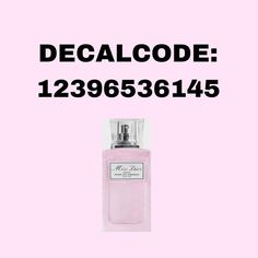 Bloxburg Codes For Skincare, Maui Shampoo Bloxburg Code, Bloxburg Makeup Store Decal Codes, Bloxburg Dior Codes, Dior Bloxburg Decal, Bloxburg Body Wash Codes, Perfume Codes Bloxburg, Realistic Bloxburg Outfits, Stanley Codes Bloxburg