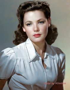 Gene Tierney, Classic Movie Stars, Old Hollywood Stars, Classic Actresses, Actrices Hollywood, Old Hollywood Glamour, Vintage Portraits