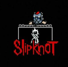 an old school computer game with the word slipknot on it