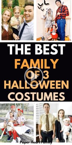 the best family of 3 halloween costumes