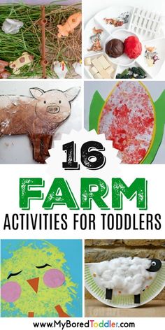 farm activities for toddlers that are fun to do with the kids and they will love them