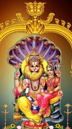 the hindu god with two women sitting on his lap