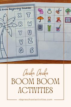 an activity book for kids to learn the alphabet and numbers in their homeschool