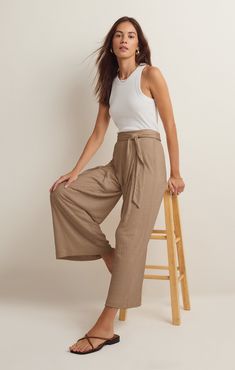 Take your casual look to the next level with the elevated, wide leg Isla Pucker Knit Pant. This pull on style features flattering details that will make this a pant you reach for on repeat. Chic Cotton Wide Leg Pants With Pull-on Style, Relaxed High Waist Wide Leg Pants For Spring, Relaxed Wide Leg Pants With Pull-on Style For Spring, Chic Pull-on Style Wide Leg Pants For Loungewear, Chic Cotton Wide Leg Pants For Elevated Casual Wear, Chic Wide Leg Loungewear Pants With Pull-on Style, Chic Cotton Wide Leg Pants For Smart Casual Occasions, Chic Wide Leg Cotton Pants For Elevated Casual, Relaxed Wide-leg Pants For Elevated Casual Occasions