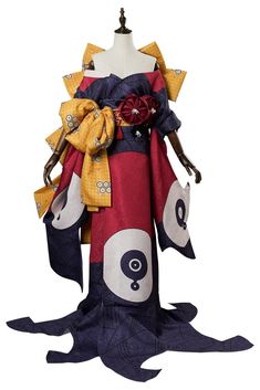 Fate Grand Order FGO Katsushika Hokusai Kimono Outfit Cosplay Costume Textures Painting, Cosplay Store, Kimono Outfit, Male Kimono, Katsushika Hokusai, Costumes For Sale, Fate Grand Order