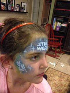 Face Paint Party, Face Paint Designs, Star Wars Stencil, Paint Face, Star Wars Birthday Party, Return Of The Jedi, Guide To The Galaxy, Paint Design