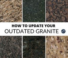 granite that has been updated with the text how to update your out dated granite?