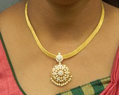 Gold Jewellery India, Gold Pearl Jewelry, Pure Gold Jewellery, Clean Gold Jewelry, Gold Jewelry Simple Necklace, Jewellery Necklaces, Real Gold Jewelry, Gold Pendant Jewelry, Gold Jewelry Sets