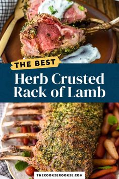 the best herb crusted rack of lamb with carrots and potatoes