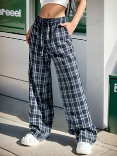 Elevate your wardrobe with the SHEIN EZwear Women’s Plaid Trousers with Pockets! These stylish trousers combine comfort and trendiness, making them perfect for any occasion.

✨Don't miss out on this wardrobe essential! 🛒📦🌿Shop now and step out in confidence with the SHEIN EZwear Women’s Plaid Trousers. Your new favorite trousers await!🤍

#SHEIN
#PlaidTrousers
#WomensFashion
#FashionTrends
#ootd
#CasualStyle
#ChicOutfits
#WardrobeEssentials
#FashionInspo
#PocketsAreLife
#PlaidStyle
#EverydayFashion
#StreetStyle
#ComfortAndStyle
#fashiongoals Fitted Plaid Cotton Bottoms, Stretch Plaid Trousers, Plaid Trousers With Pockets, Plaid Wide-leg Pants With Pockets, Trendy Non-stretch Plaid Bottoms, Plaid Trousers, Plaid Fashion