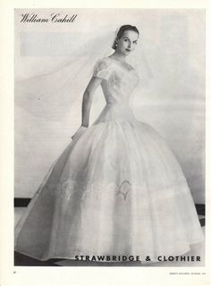 an old photo of a woman in a wedding dress